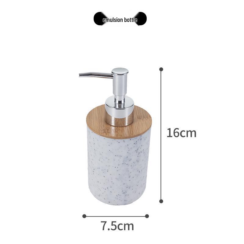 

Скандинавский минималистичный набор для ванной под мрамор: Элегантная коллекция из 4 предметов с сочетающимися стилями