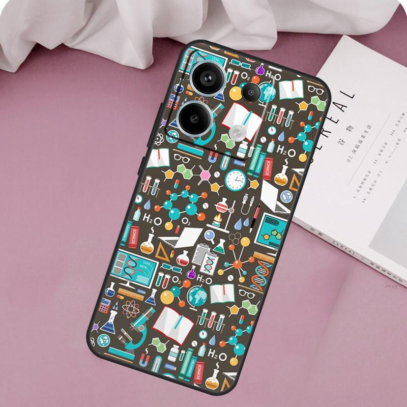 

Наука Химия Кофеин Чехол Для Xiaomi Redmi Note 14 13 12 11 10 9 15 Pro Plus Redmi 15 10C 12C 13C 15C 14C Обложка Redmi Note 15 5G