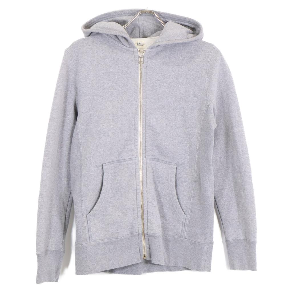 Ron Herman Gray Heavyweight Sweat Zip Parka Tops S grayUsed