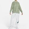 Nike Solid Color Pocket Hoodie Women Tops Green DV7825-386