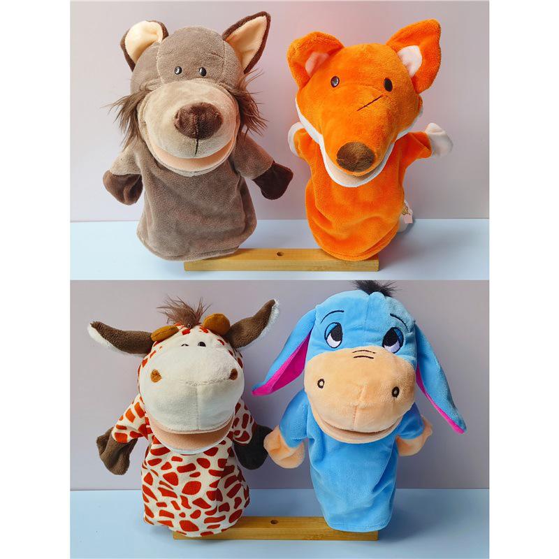 Animal Finger Puppet Display Rack for Kindergarten and Dollhouse Language Areas