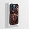 Pour Tecno Spark 20 20C Coque Mignon Dessin Animé Astronaute Carrée Silicone Liquide Souple Housse de Protection pour Téléphone Pour Tecno Spark20 20C Funda