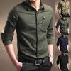 Camisa de Hombre Súper Suave Resistente al Desgaste Mezcla de Algodón Camisa de Hombre para Combinar con Todo Ropa de Verano para Hombre