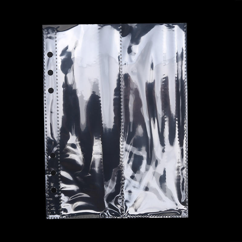 A5/A6 Loose Leaf Binder Cover Refillable Notebook Shell 25 Sheets Clear Binder Planner Inner Pages Protectors