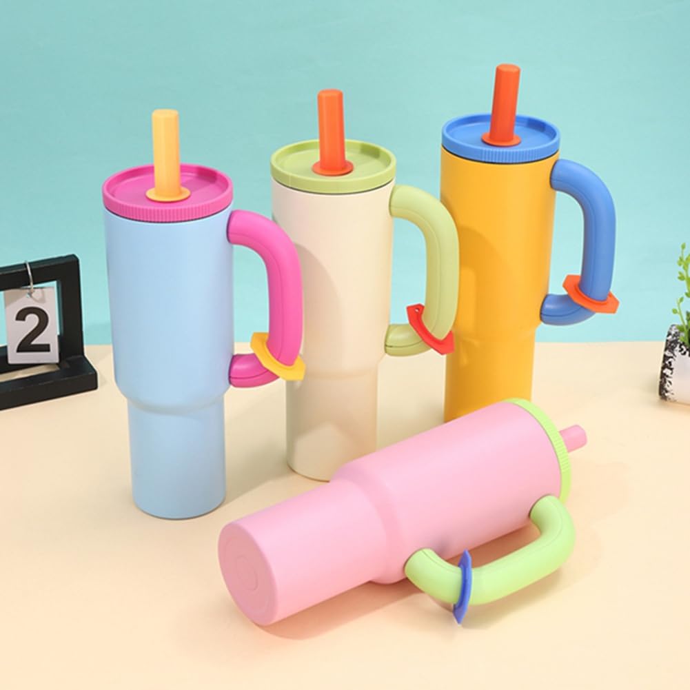 Haskoss Cold Brew Coffee Cup, Ice Cup, Large Capacity Chara Collabo Water Bottle, Thermal Mug, Tumbler, and Coffee Cup, Yellow