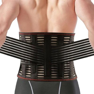 1 pz tutore per la schiena per alleviare il dolore lombare, cintura di supporto lombare per uomini e donne con cuscinetto lombare, per ernia del disco, sciatica