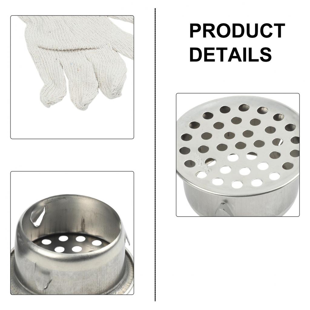 Stainless Steel Construction 3-inch Floor Drain Round Drain Cover