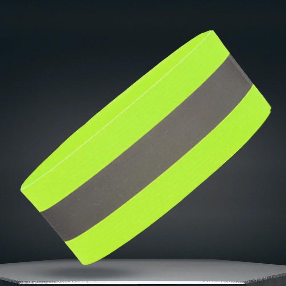 1-5PCSReflective Armband Adjustable Reflective Bracelet Strap High Visibility Safety Reflector for Night Walking Cycling Running