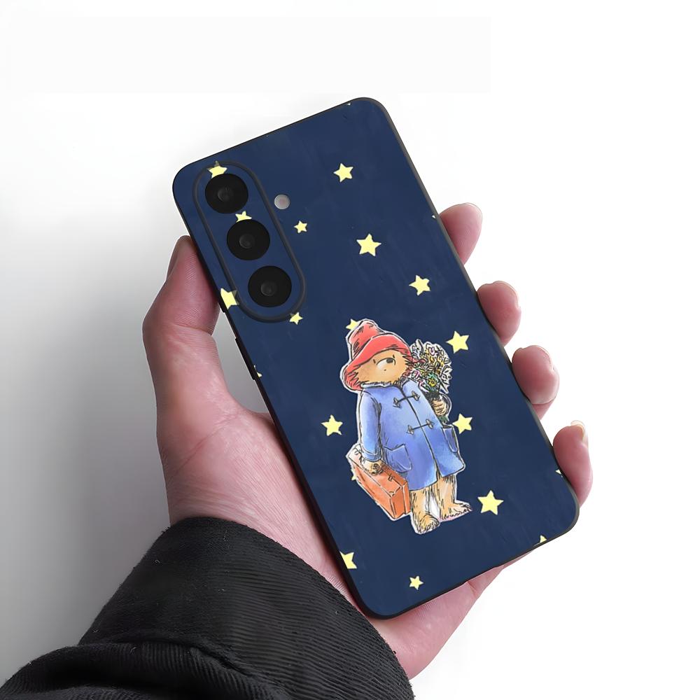Paddington Bear Phone Case For Samsung A25 A13 A33 5G A54 A36 A35 A56 A52 A14 Shockproof Soft Cover