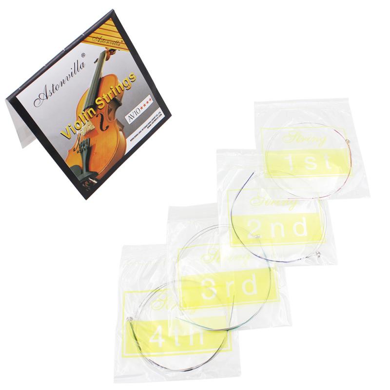 

4 Pcs/set Violin Strings E-A-D-G Exquisite Stringed Musical Instrument Parts Accessories #10733