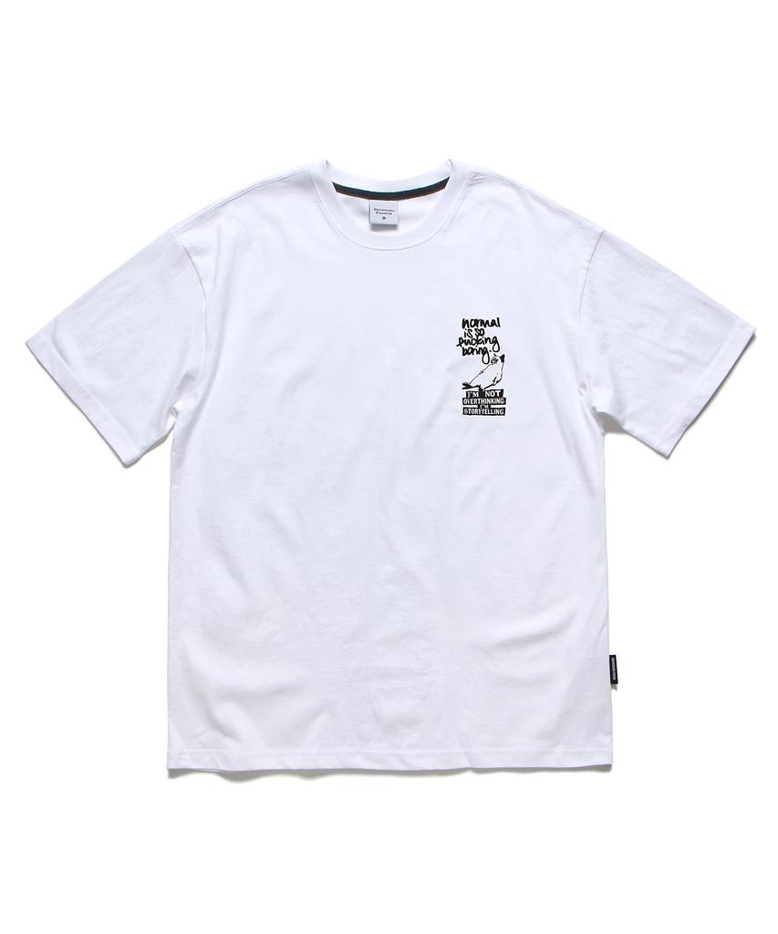 ABNORMALTHING Normal Oversized T-Shirt Black