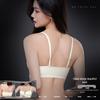 Front-Buckle Lace Bra for Small Busts - Wire-Free, Side-Support, Thickened Cup