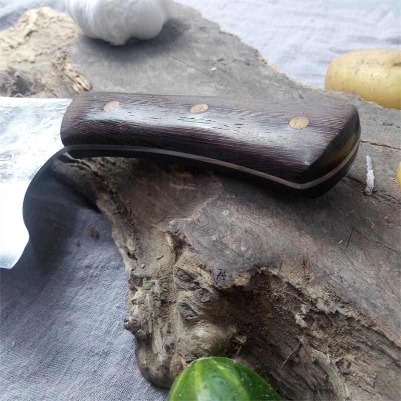 Kitchen Butcher Knife Handmade Full Tang Forged High-carbon Steel Wood Handle Kitchen Knives Chef Cleaver Boning Fillet Knife