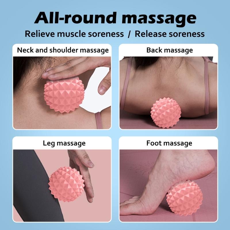 Manual Full Body Massage Therapy Ball Friendly Silicone For Recovery Muscle Tension Relief