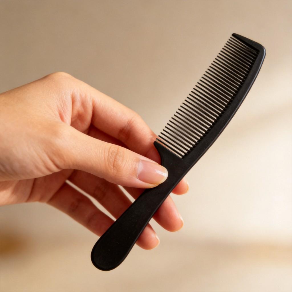 Plastic Hair Comb With Double Head Design For Hotel Use And Frizz Control