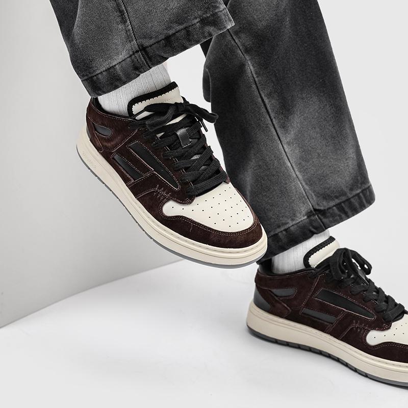 Summer Genuine Leather Men Shoes Lightweight Sneakers Men Casual Walking Shoes Breathable Mens Skate Shoes