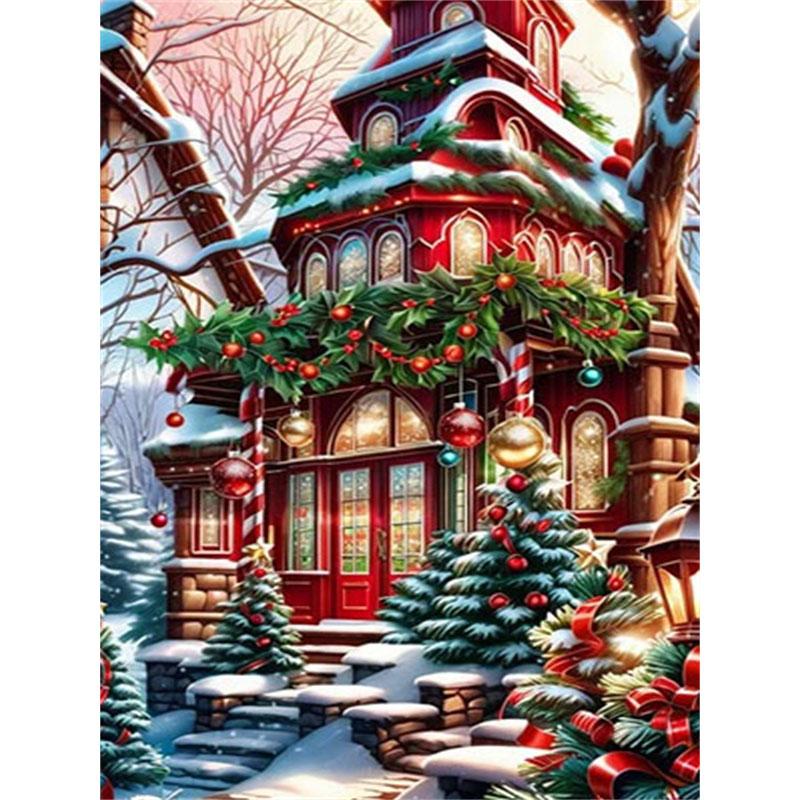DIY Diamond Painting Warm Home Cross Stitch Kit Mosaic Art Diamond Painting Full Circle/Square Diamond Home Decoration