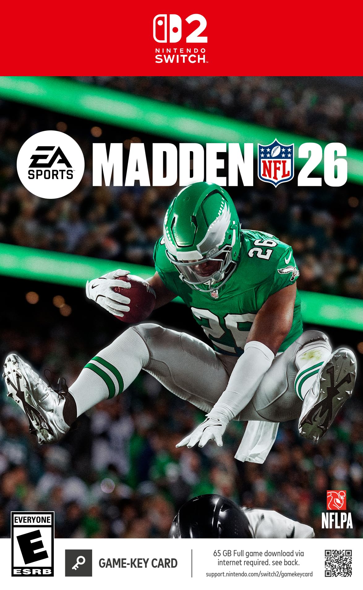 

Madden NFL 26 North Switch 2 (Import America) – (Game-Key Card) красный