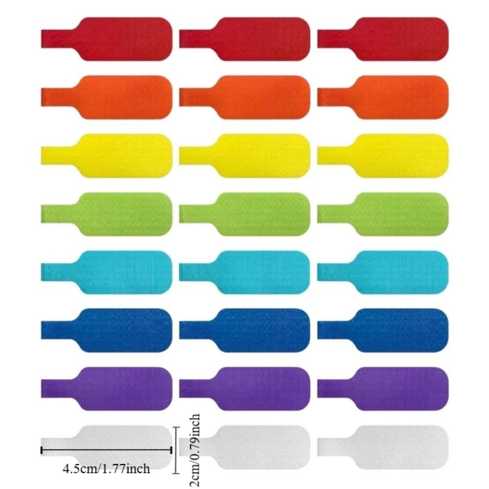 24pcs Waterproof Desktop Cable Organizer Reusable Wire Cord Tags  Wire Organization