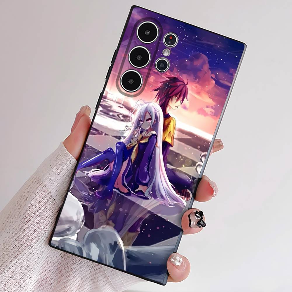 No Game No Life Anime Phone Case For Samsung S Series S21 S22 S23 S24 S25 FE Plus Ultra TPU Soft To Skin-friendly Case