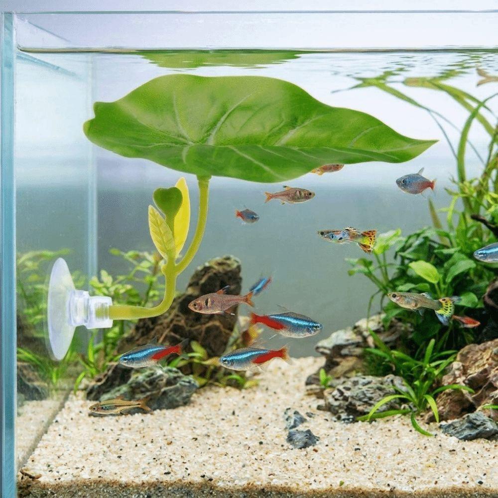 Artificial Betta Fish Floating Bed with Suction Cup Betta Spawning Bed Betta Fish Tank