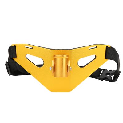 Aluminiumlegierung Verstellbarer Angel-Kampfgürtel Steh-Gimbal Gepolsterter Angelrutenhalter(golden )