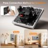 BSEED Wall Light Switches TV/ST/CAT6 Internet Computer Sockets Dimmer Fan Controller EU Wall USB Sockets DIY Parts Free Combine