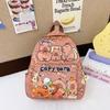Trendy Capybara Print Double Shoulder Backpack - Large Capacity for Students and Kids