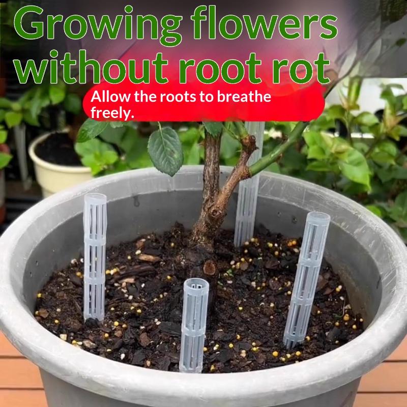 

20Pcs Plant Aeration Tubes For Pots Root Rot Prevention Prevent Overwatering For Healthy Roots, Gardening Tools 20pcs