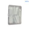 Space French Dual Forms 15 Sizes Clear Reusable Dual System Molds Fake Nails For Nail Extension DIY 30/60/75/90/120/150/180Pcs