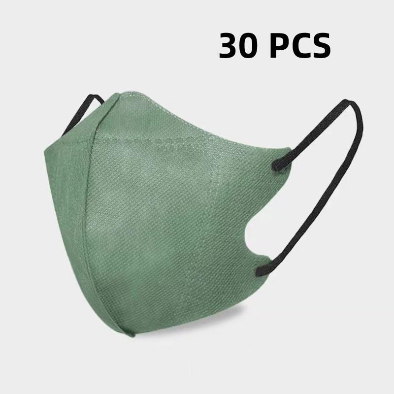 10/100Pcs 3D Protective Masks Efficient Protection Breathable Fashion Protective Masks Fashionable Face Masks Disposable Masks
