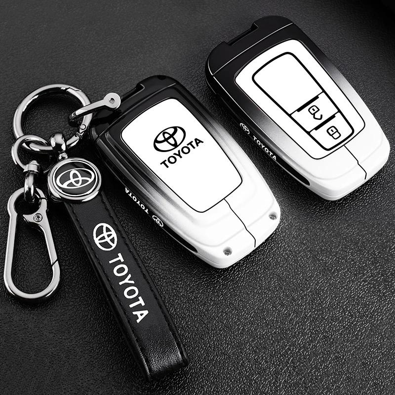Car Key Case Fob Cover For Toyota Auris Corolla Avensis Verso Yaris Aygo Scion TC IM Camry RAV4 Forturner Car Accessories