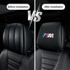 2Pcs Leather Car Seat Headrest Pillow Cover Protector For BMW X1 X2 X3 X5 X4 X6 X7 G30 G20 G32 G11 G12 F40 F30 F20 F10 F34 F07