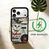 D-Deftones Band  Phone Case For iPhone 17 16 15 14 13 12  Pro Max Plus for Magsafe Mirror Wireless Magnetic Cover