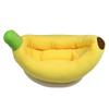 Cartoon Banana Pet Bed Cushion for Cats and Dogs - Winter Warmth