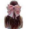 Stylish Hair Bows Hair Clips for Women and Teenagers, Elegant Long Band Hair Pins, Trendy Hair Accessories in Various Colors