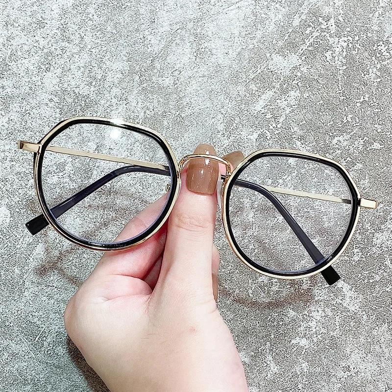 Reading Glasses Women Black Unisex Eyeglasses Fashion Large Frame Glasses Anti Blue Light Glasses