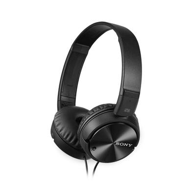 Sony Wired Noise Canceling Headphones Black MDR-ZX110NC