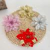 A Set Three Floors Artificial Flowers Sequins Glitter Berry Bouquet Multiple Colors Available Sparkling