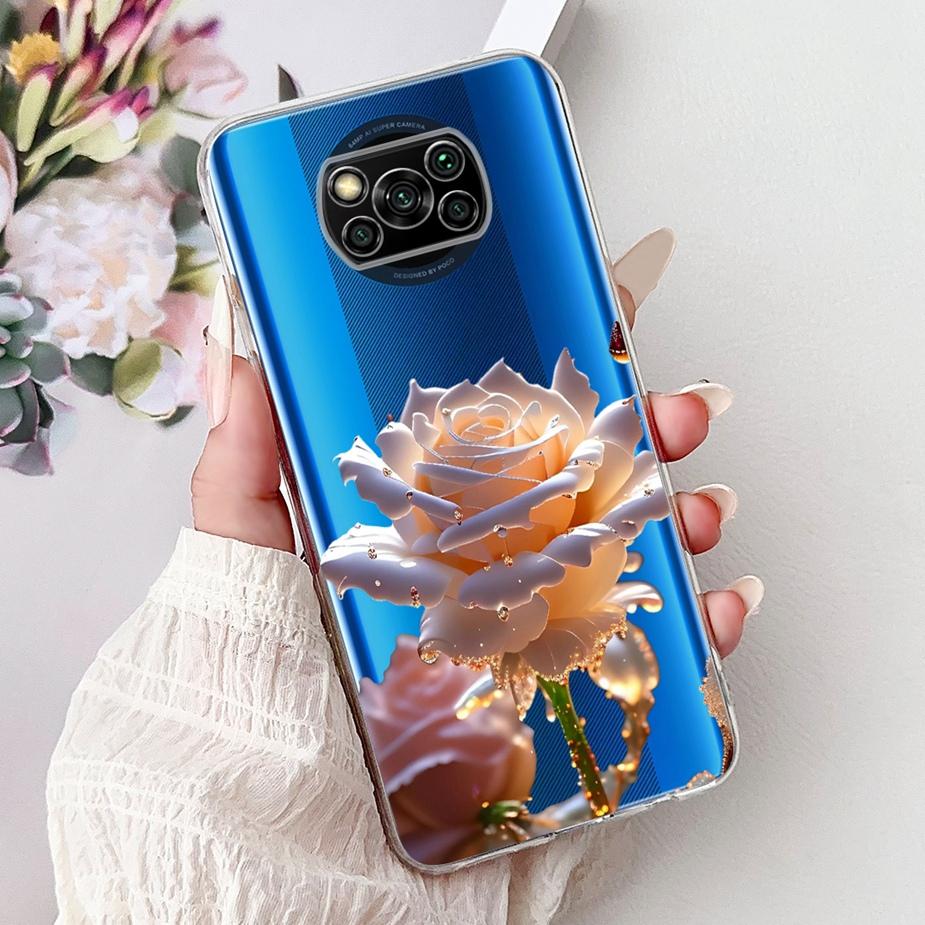 For Xiaomi Poco X3 Pro Case Cute Cat Lucky Koi Painted Cover Soft Slim Phone Case For Xiaomi Poco X3 NFC PocoX3 Pro Fundas Coque