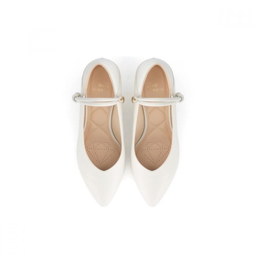 SODA Women S Two Way pumpS Ivory 5cm alS310lS31