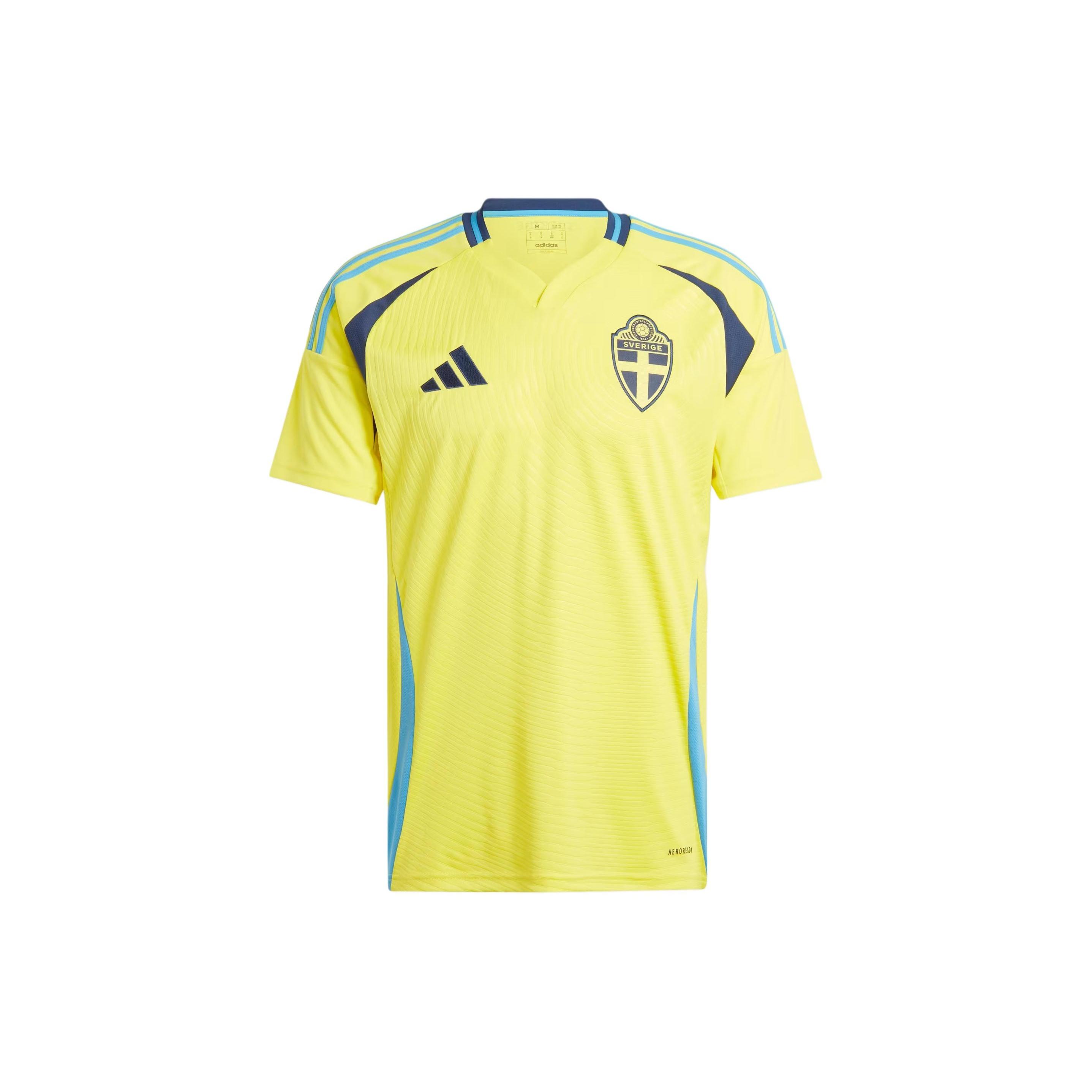 adidas Sweden 24 Home Soccer Jersey Asia Sizing  Yellow  Men s IN1103 L
