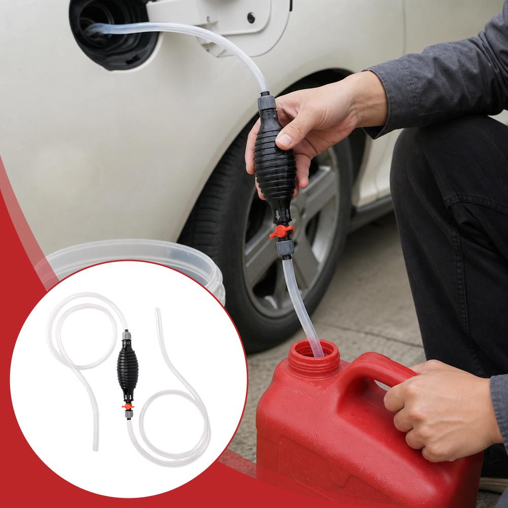 Truck Fuel Oil Pump Petrol Suction Device Petrol Transfer Pump Hand Efficient Car Petrol Tank Sucker Oil Saver 1PC Fuel System Fittings7