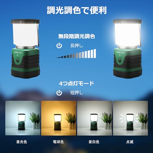 Lepro Lantern, LED Camping Lantern, USB Rechargeable [Lantern and Power Bank in One / Ultra-Bright 1000 Lumens / Switchable between Daylight, Neutral