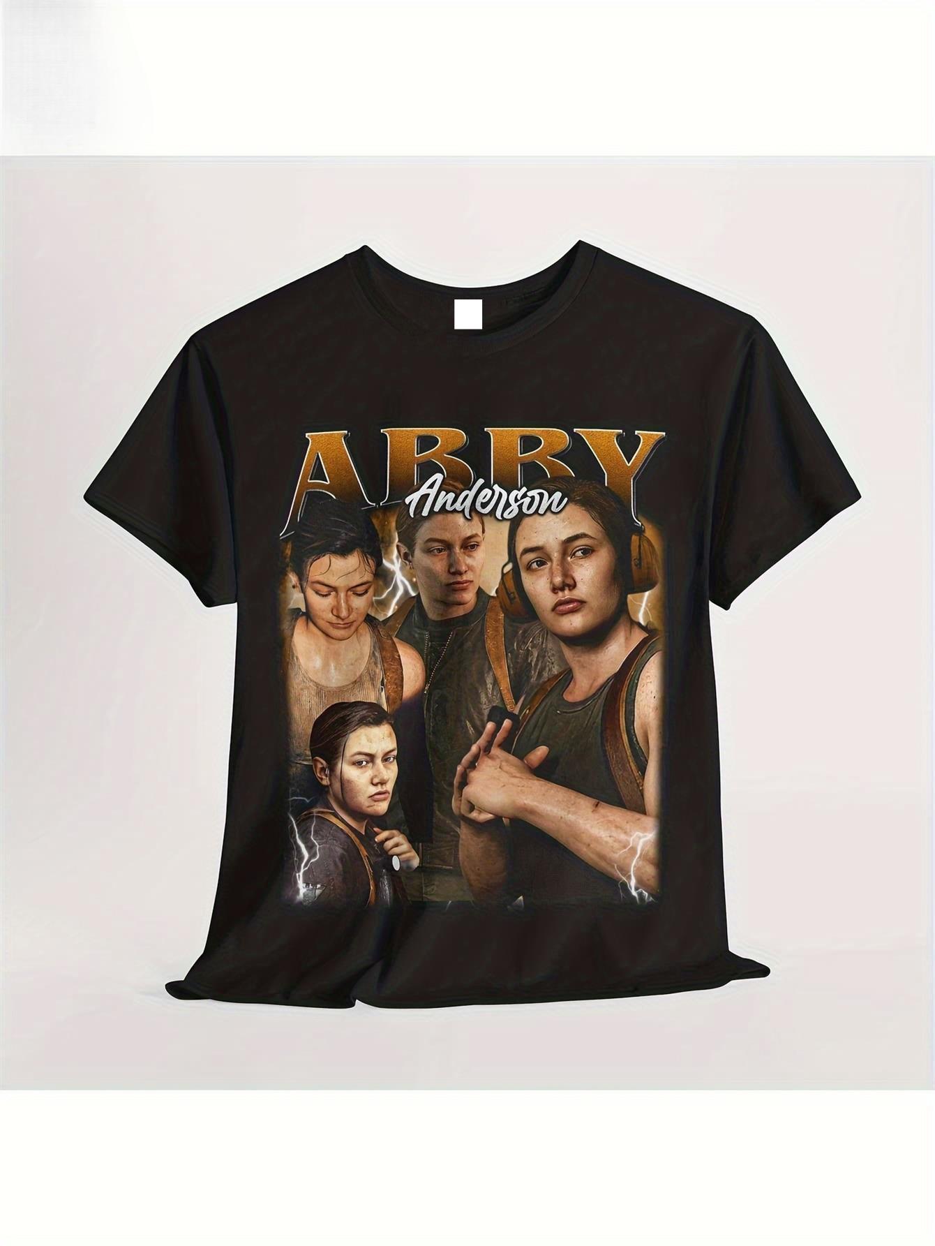 Abby Anderson Vintage Band Portrait Tee- Black Rock Concert Shirt with Abby Anderson Graphic XXXXL