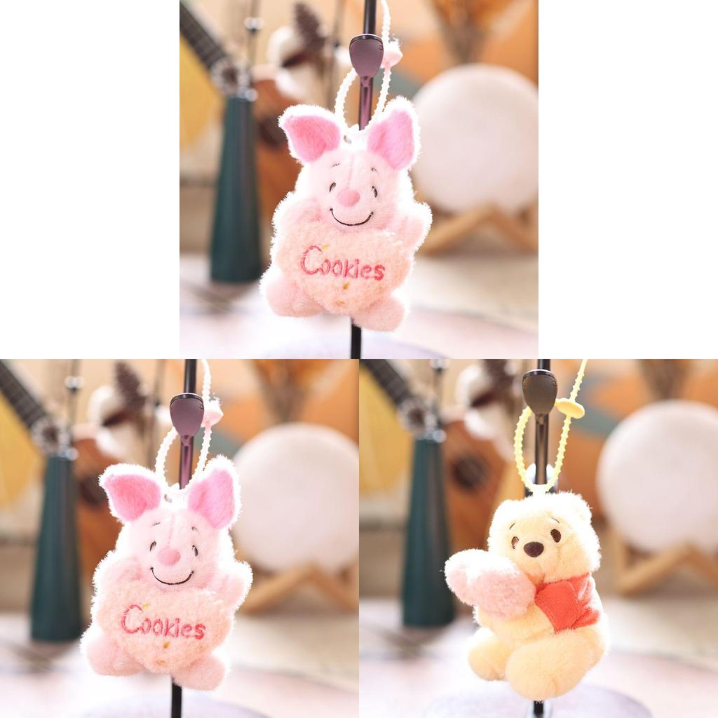 Pooh Bear Piglet Plush Bear Keychain With Soft Pp Cotton For Kids And Teens