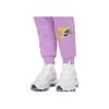 Nike Solid Color Star Embroidery Elastic Waist Knitted Sports Pants Kids bottoms Purple FD3031-532