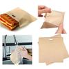 40PCS Reusable Toaster Bag Non Stick Bread Bag Sandwich Bags Fiberglass Toast Microwave Heating Pastry Tools