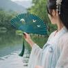 Traditional Carved Hollowed-Out Fan Vintage Handheld Fan Double Side Fan  Cultural Event