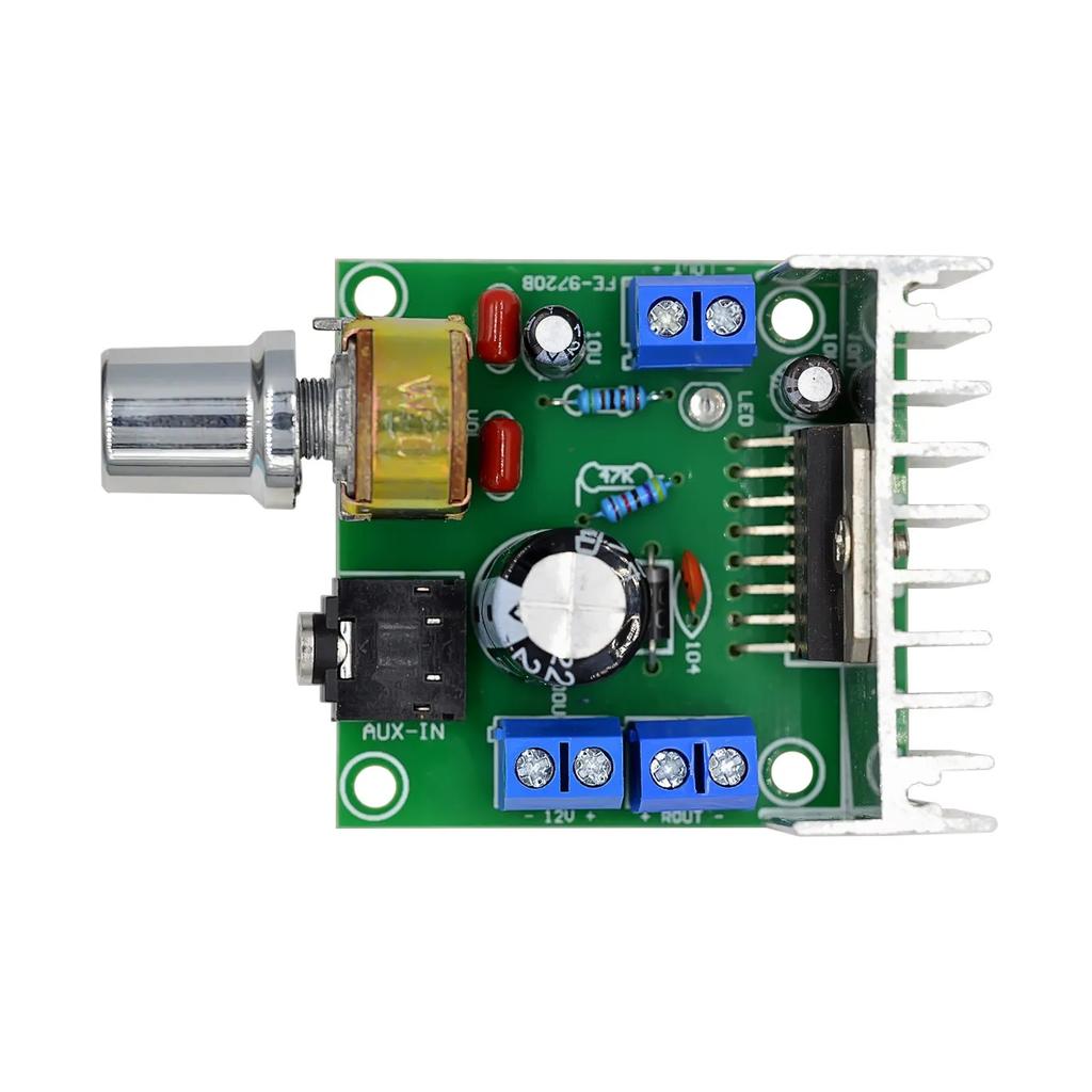 AC/DC 12V TDA7297 2x15W Digital Audio Amplifier DIY Kit Dual-Channel Module